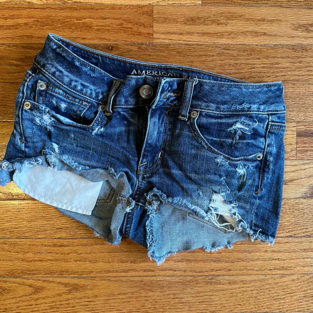 American Eagle shortie jean shorts